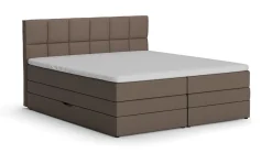 Clearance Opbergboxspring Jade - Matte leather Boxspring Met Opbergruimte