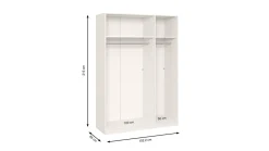 Clearance Schuifdeurkast Easy met spiegel Kledingkast