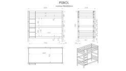 Best Stapelbed Pino 180 cm hoog Stapelbed|Kinderbed