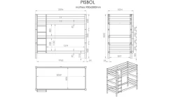 New Stapelbed Pino hoog Stapelbed|Kinderbed
