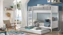 New Stapelbed Scott met slaaplade Stapelbed|Kinderbed
