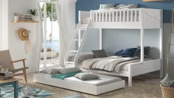 Sale Stapelbed Scott 3-persoons met slaaplade Stapelbed|Kinderbed