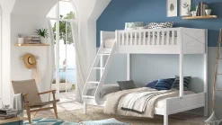 Online Stapelbed Scott 3-persoons met ladenset Stapelbed|Kinderbed